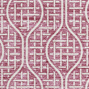 HomeRoots 10' X 14' Blush & Ivory Geometric Area Rug – Washable, Durable, UV-Resistant for Busy Homes & Pets 673609