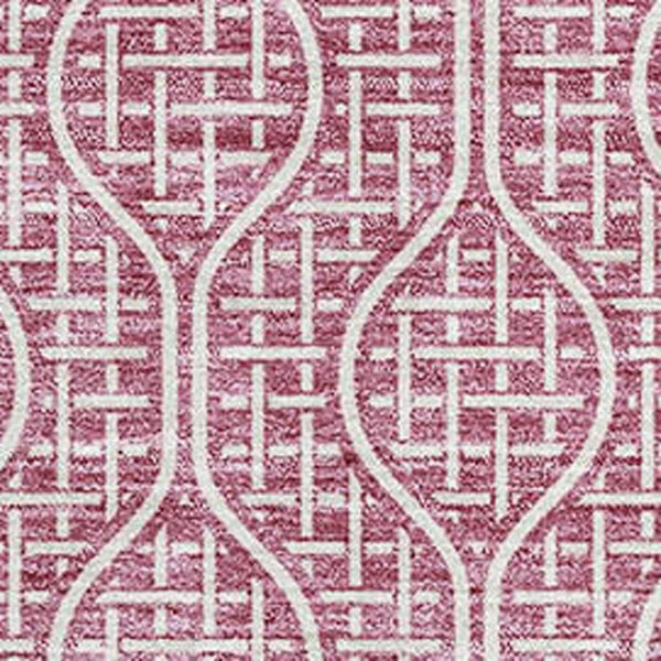 HomeRoots 10' X 14' Blush & Ivory Geometric Area Rug – Washable, Durable, UV-Resistant for Busy Homes & Pets 673609