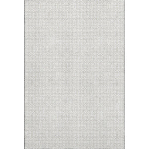 HomeRoots 8' X 10' Ivory and Beige Geometric Area Rug - Washable, Stain-Resistant, UV Protected for Durable Style 673637