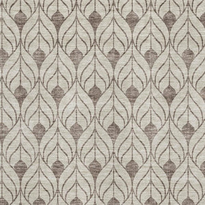 HomeRoots 8' X 10' Brown and Beige Geometric Area Rug - Washable, UV Protected, Ideal for High-Traffic Spaces 673697
