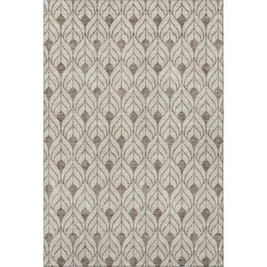 HomeRoots 10' Brown and Beige Geometric Washable Area Rug with UV Protection - Durable, Stylish, Stain Resistant! 673699