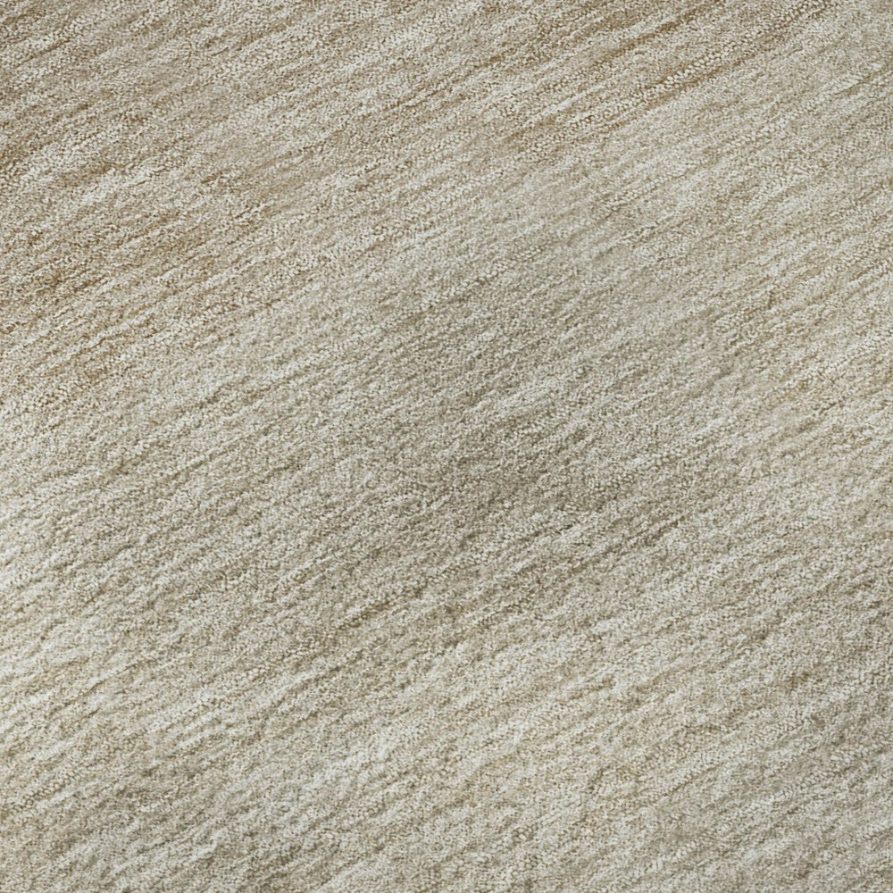 HomeRoots 9' X 12' Beige-to-Ivory Ombre Washable Area Rug - Durable, Stain-Resistant & UV Protected Design 673764