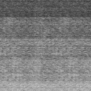 HomeRoots 10' X 14' Black And Gray Ombre Area Rug - Washable, UV-Protected, Durable, Stylish for Living Spaces 673771