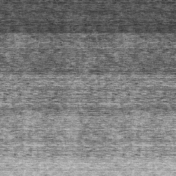 HomeRoots 10' X 14' Black And Gray Ombre Area Rug - Washable, UV-Protected, Durable, Stylish for Living Spaces 673771