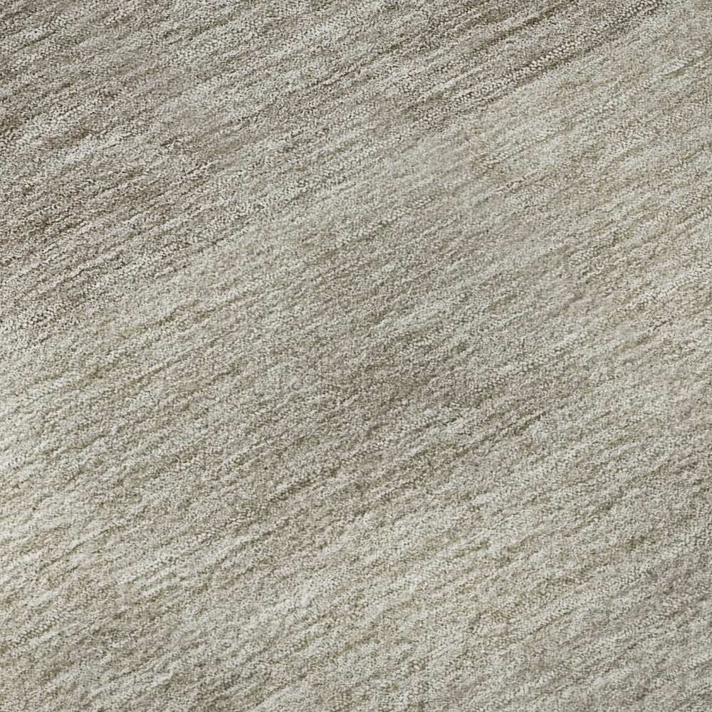 HomeRoots 5' X 8' Ombre Area Rug in Brown & Beige – Washable, Stain-Resistant, UV Protected for Modern Spaces 673779