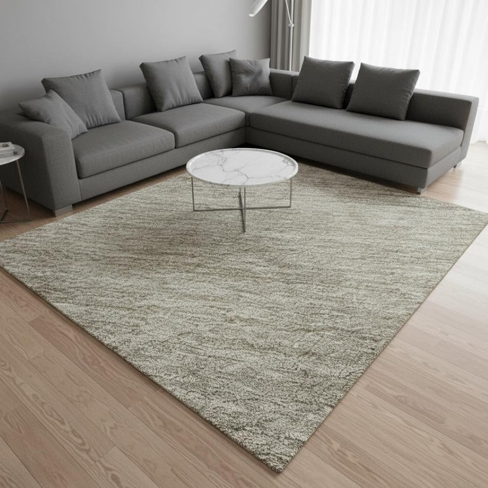 HomeRoots 8' X 10' Ombre Washable Area Rug in Brown & Beige - UV Protected, Durable, Stylish Home Accent 673781