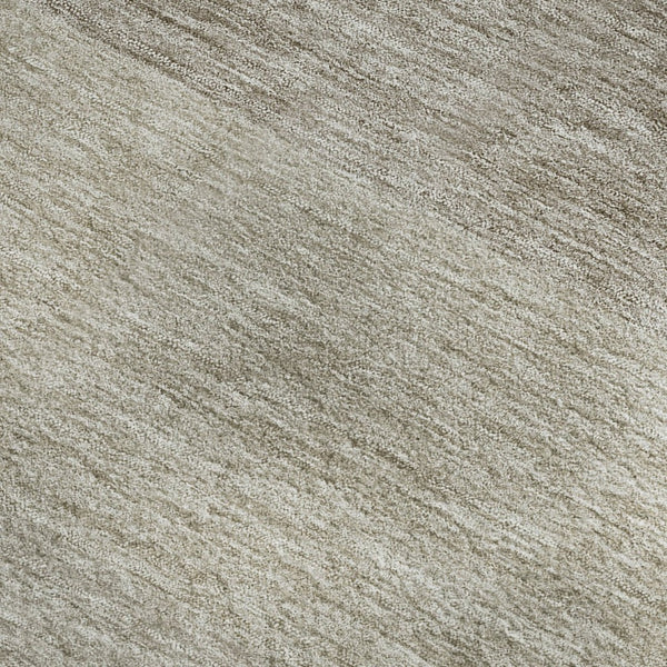 HomeRoots 9' Washable Brown and Beige Ombre Area Rug with UV Protection – Durable, Stylish, and Easy-Care Solution 673782