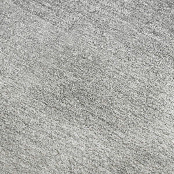 HomeRoots 10' Gray and Silver Ombre Area Rug - Stylish, Washable, UV-Protected for High-Traffic Spaces! 673789