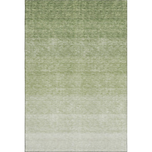 HomeRoots 10' X 14' Green Ombre Area Rug - Washable, UV Protected, Soft, Stylish & Perfect for High-Traffic Areas 673795