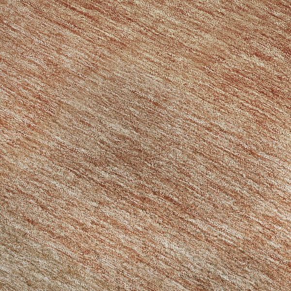 HomeRoots 5' X 8' Modern Rust and Beige Ombre Area Rug - Washable, UV Protected, Stain Resistant, Durable Design 673797
