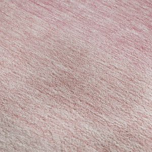 HomeRoots 5' X 8' Stylish Pink and Ivory Ombre Area Rug - Washable, UV Protected, Perfect for Family Homes! 673803