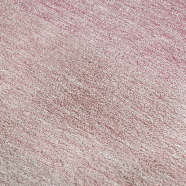 HomeRoots 5' X 8' Stylish Pink and Ivory Ombre Area Rug - Washable, UV Protected, Perfect for Family Homes! 673803