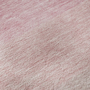 HomeRoots 10' Pink and Ivory Ombre Area Rug - Washable, UV Protected, Durable Design for Modern Living Spaces 673807
