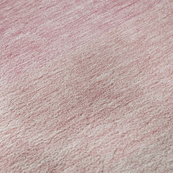 HomeRoots 10' Pink and Ivory Ombre Area Rug - Washable, UV Protected, Durable Design for Modern Living Spaces 673807