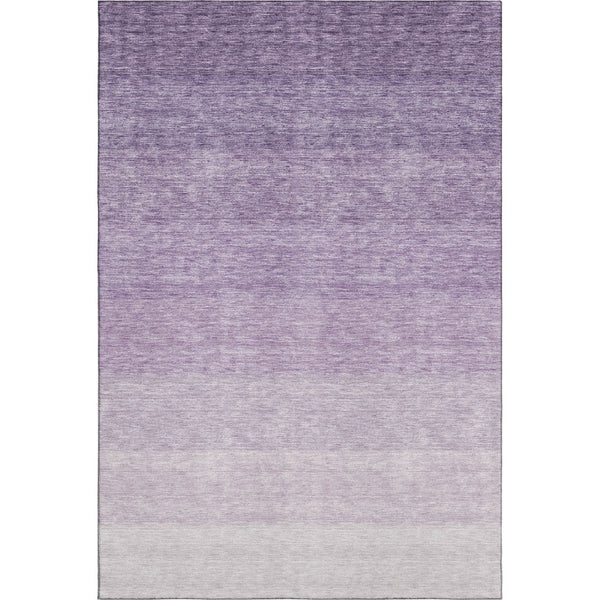HomeRoots 9' X 12' Purple Ombre Area Rug - Soft, Durable, UV-Protected, Stain-Resistant for Modern Living Spaces 673812
