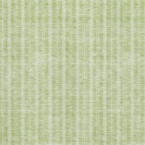 HomeRoots 5' x 8' Artichoke Green & Ivory Striped Area Rug – Durable, Washable, UV-Protected for Busy Homes 673821