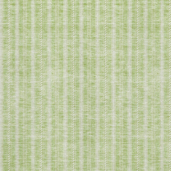 HomeRoots 9' X 12' Artichoke Green Striped Area Rug with UV Protection – Durable, Stain-Resistant & Stylish! 673824