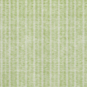 HomeRoots 10' X 14' Artichoke Green Striped Area Rug - Washable, UV-Protected, Durable for Homes with Kids & Pets 673825