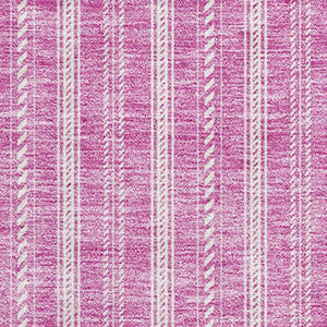 HomeRoots 10' X 14' Washable Blush & Ivory Striped Area Rug with UV Protection for Stylish and Durable Spaces 673837