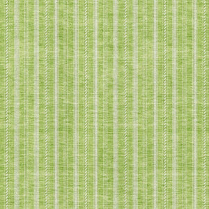 HomeRoots 5' X 8' Vibrant Lime Green and Ivory Striped Washable Area Rug with UV Protection for Any Space 673857