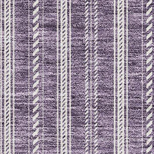 HomeRoots 9' X 12' Purple and Ivory Striped Washable Area Rug with UV Protection for Indoor/Outdoor Use 673872