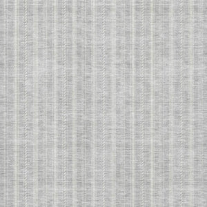 HomeRoots 8' X 10' Washable Silver & Ivory Striped Area Rug with UV Protection for High-Traffic Homes 673877