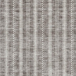 HomeRoots 5' X 8' Taupe and Ivory Striped Area Rug - Washable, Stain-Resistant, UV Protected for Any Space 673887
