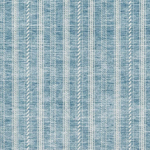 HomeRoots 10' Teal and Ivory Striped Area Rug - Washable, UV-Protected, Durable for High-Traffic Spaces! 673897