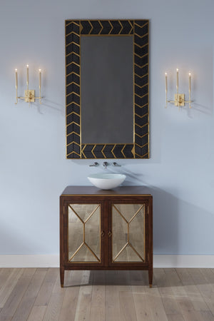 Wildwood Diego Hammered Gold Leaf Sconce — 3-Candle Electrified Wall Light, Transitional Sculptural Accent (21) 67393