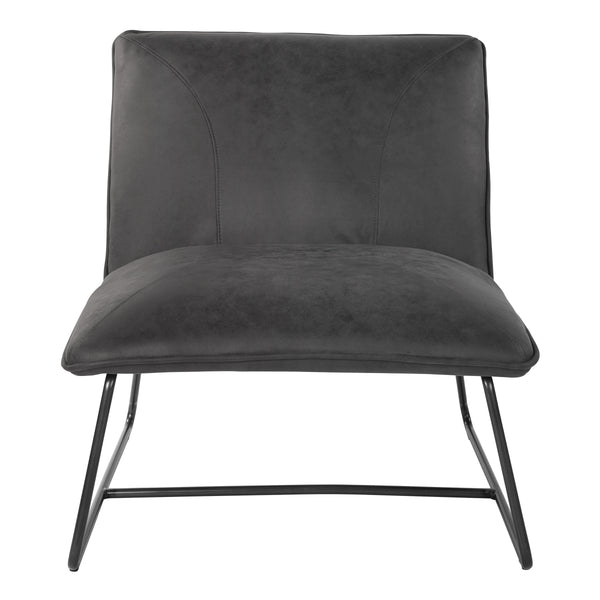 OSP Home Furnishings Brocton Chair Charcoal