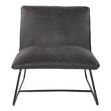 OSP Home Furnishings Brocton Chair Charcoal