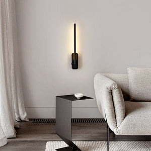 English Elm Rechargeable Magnetic LED Wall Lights 2-Pack with Remote, Dimmable 3CCT Timer Anti-Rust Black W2312P374960