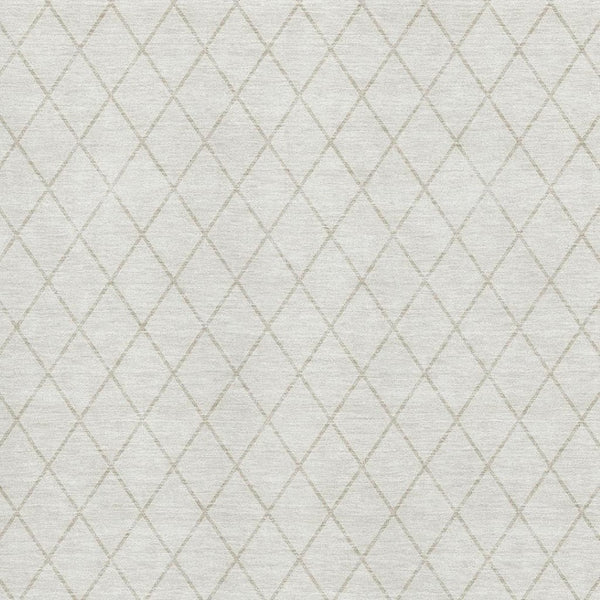 HomeRoots 8' X 10' Ivory and Beige Geometric Area Rug - Stylish, Stain Resistant, UV Protected for Busy Homes 674093