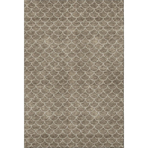 HomeRoots 10' Brown & Ivory Geometric Washable Area Rug - UV Protection, Stain Resistant, Perfect for Kids & Pets! 674161