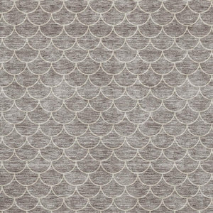 HomeRoots 8' X 10' Taupe and Ivory Geometric Area Rug - Durable, Stain Resistant, UV Protected for Easy Care 674189