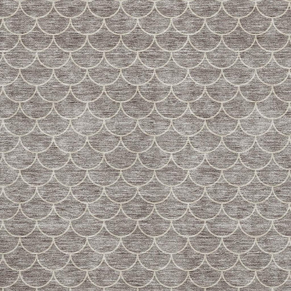 HomeRoots 8' X 10' Taupe and Ivory Geometric Area Rug - Durable, Stain Resistant, UV Protected for Easy Care 674189