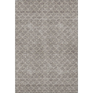 HomeRoots 8' X 10' Taupe and Ivory Geometric Area Rug - Durable, Stain Resistant, UV Protected for Easy Care 674189
