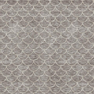 HomeRoots 10' X 14' Geometric Taupe & Ivory Area Rug - Washable, UV-Protected, Stain-Resistant, Durable Design 674191