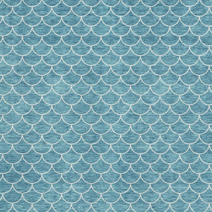 HomeRoots 9' X 12' Teal and Ivory Geometric Area Rug – Washable, UV Protected, and Stain Resistant Design! 674196