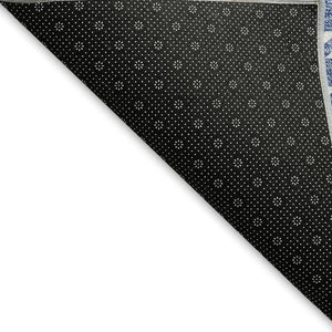 HomeRoots 8' X 10' Denim Blue & Ivory Plaid Area Rug – Durable, Stain-Resistant, UV Protected for Any Room 674309