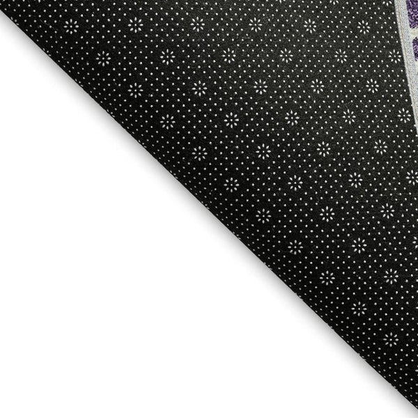 HomeRoots 5' X 8' Stylish Purple Ivory Gold Plaid Washable Area Rug – Durable, UV Resistant & Perfect for Homes! 674337