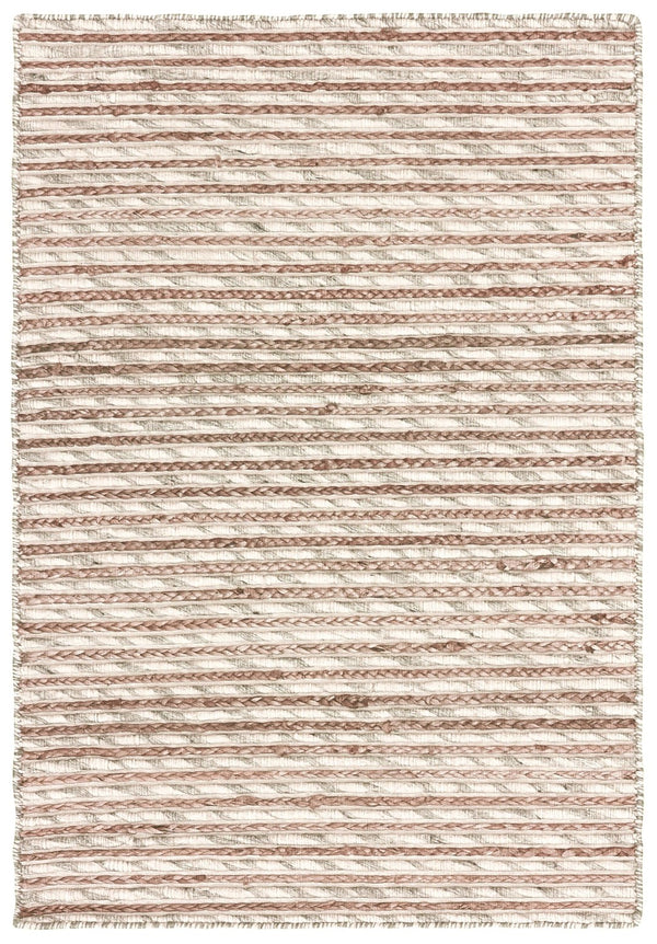 HomeRoots Wool Hand-Braided Striped Area Rug - Cozy Coastal Charm with Softness, Durability & Style for Any Room 674432