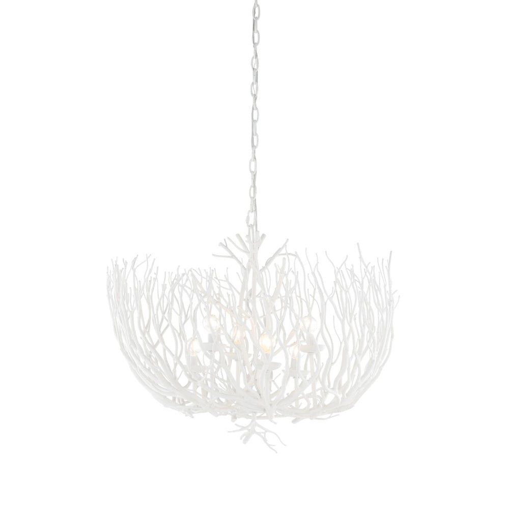 Wildwood Cora Sculptural Chandelier With Six Warm Lights, Cast-Iron Branching Design For Dramatic Shadow Play 67453