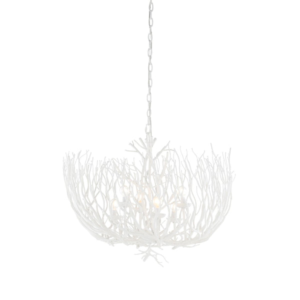 Wildwood Cora Sculptural Chandelier With Six Warm Lights, Cast-Iron Branching Design For Dramatic Shadow Play 67453
