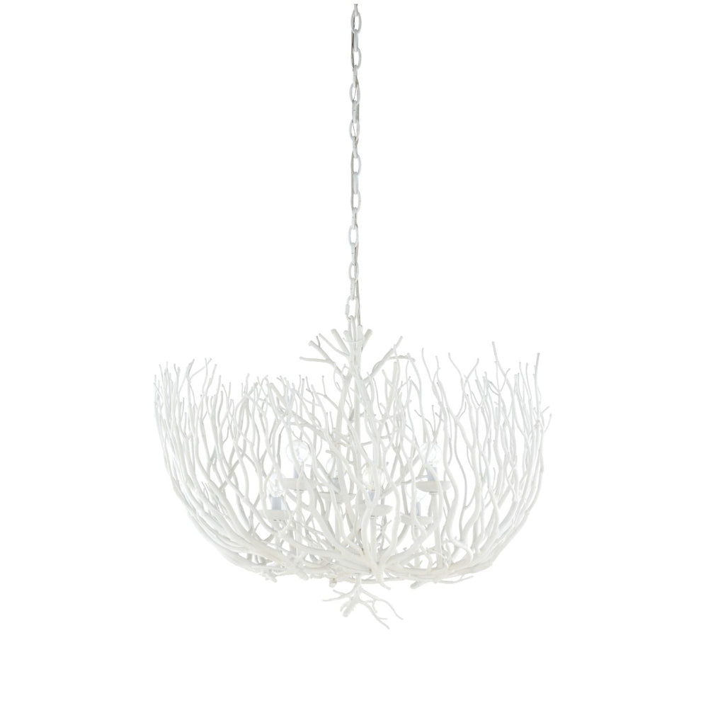 Wildwood Cora Sculptural Chandelier With Six Warm Lights, Cast-Iron Branching Design For Dramatic Shadow Play 67453