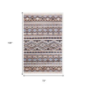 HomeRoots Jute Hand-Woven Geometric Area Rug - Unique Artisan Crafted Natural Fiber Decor for Modern Spaces 674540