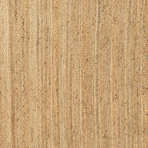 HomeRoots Jute Hand-Braided Area Rug - Natural Fiber, Bohemian Style, Non-Slip Backing for Living Rooms & More 674579