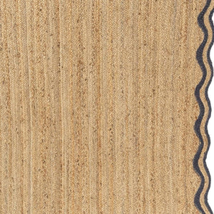 HomeRoots Jute Hand-Braided Area Rug – Natural, Durable, Non-Slip Bohemian Design for Living & Dining Spaces 674582