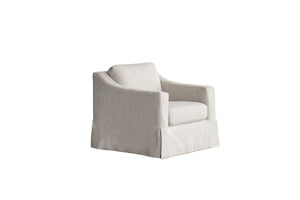 HomeRoots 35" Modern Beige Upholstered Arm Chair - Comfortable Accent Seating for Living Rooms, Offices & Lounges 674607
