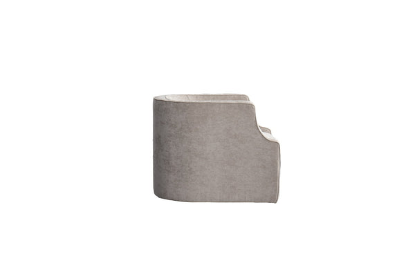 HomeRoots 32" Beige Fabric Upholstered Arm Chair - Modern Elegance, Comfort & Versatile Style for Any Room 674612